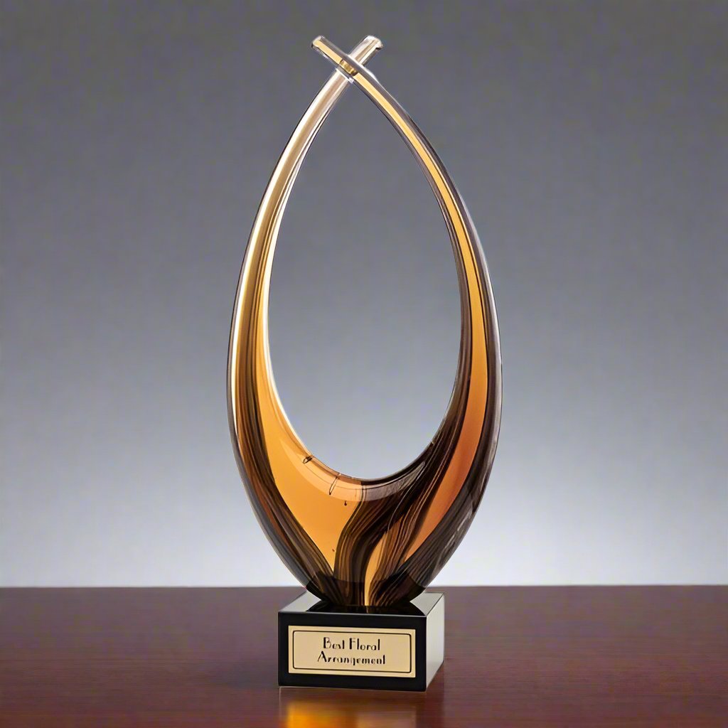 Art Glass Award - Hollow Flame  (A3206) - Quest Awards