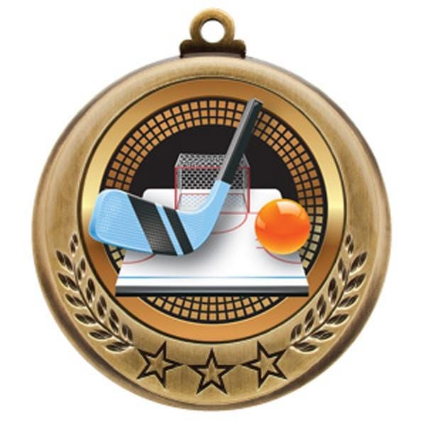 Ball Hockey Medallion - Spectrum Series 2 3/4
