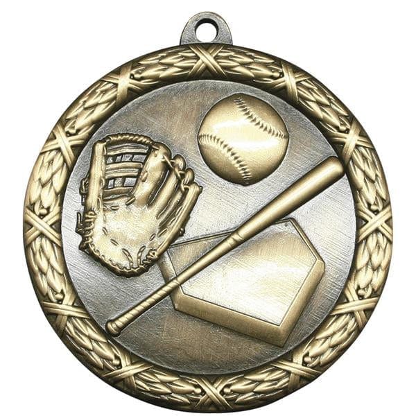 Baseball Medallion - Classic Heavyweight Medals - 2 1/2