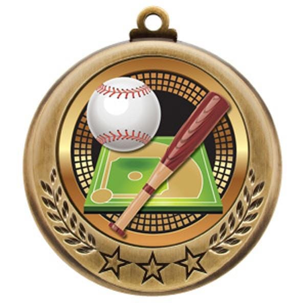 Baseball Medallion - Spectrum Series - 2 3/4