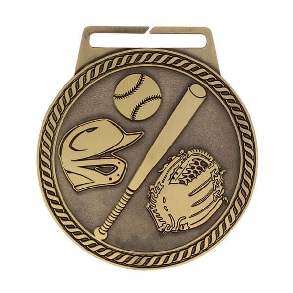 Baseball Medallion - Titan Series - Wide Ribbon - 3