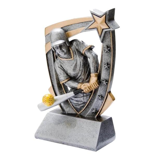 Baseball Trophy - 3-D Female Softball (A2171) - Quest Awards