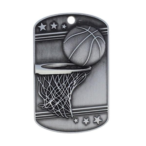 Basketball Medallion - Dog Tag (A2198) - Quest Awards