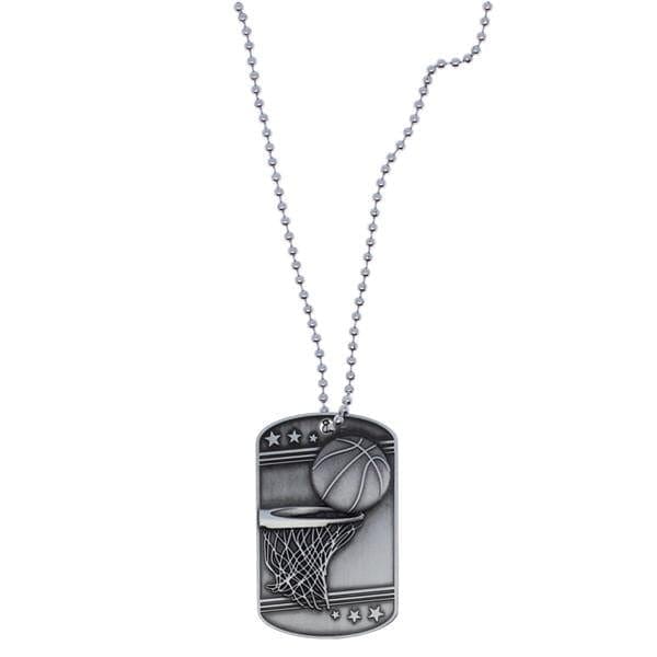 Basketball Medallion - Dog Tag (A2198) - Quest Awards