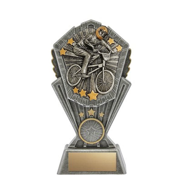 BMX Trophy - BMX Cosmos - 3 Sizes (A6123) Trophy Quest Awards - Trophy