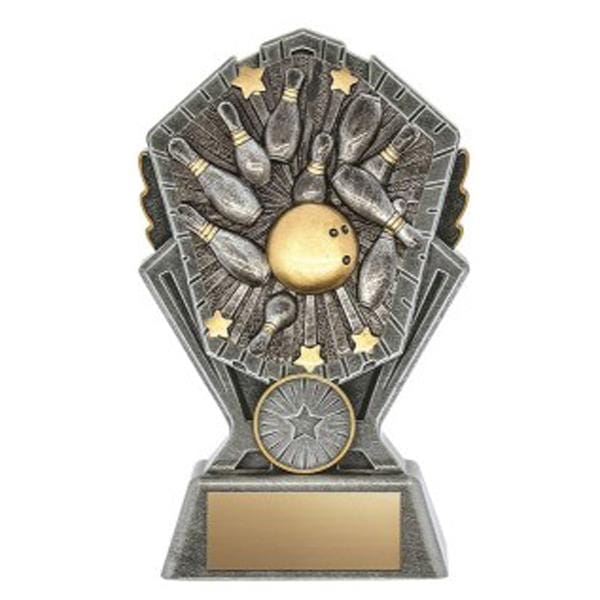 Bowling Trophy 10 Pin - Cosmos - 3 Sizes (A3615) - Quest Awards
