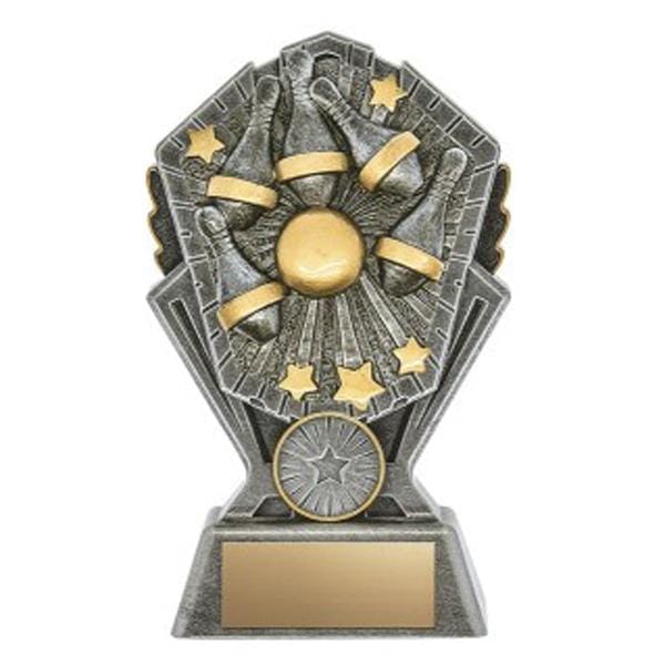 Bowling Trophy 5 Pin - Cosmos - 3 Sizes (A3616) - Quest Awards