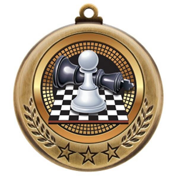 Chess Medallion - Spectrum Series - 2 3/4