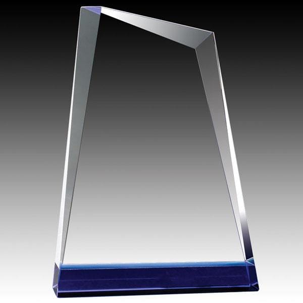 Crystal Award - Apex Blue Bottom (A3501) - Quest Awards