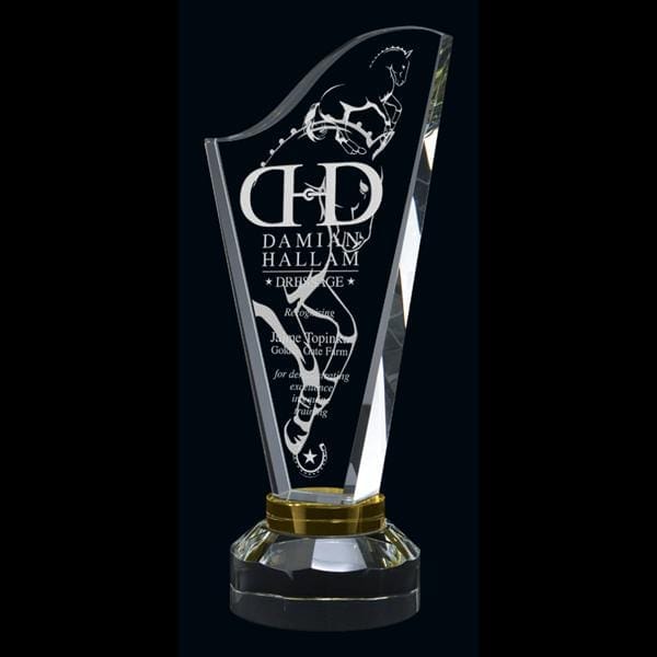 Crystal Award - Harp Award (A3583) - Quest Awards