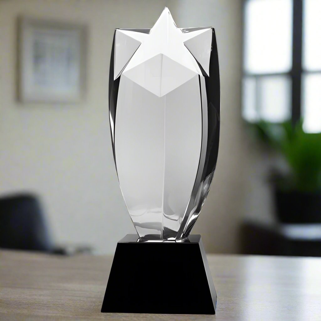 Crystal Award - Regal Series - Ascending Star (A3335) - Quest Awards