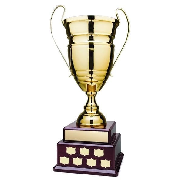 Cups - Annual Hardwood - Gold Rings Cup (A3442) - Quest Awards