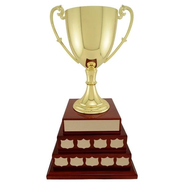 Cups - Annual Hardwood  Triumph - Piano Finish Base (A3467) - Quest Awards