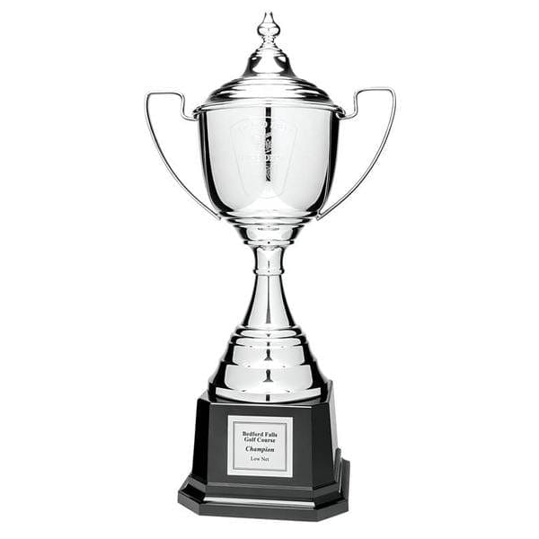 Cups - Nickel Plated Swatkins - Silver with Simple Handles (A3435) - Quest Awards