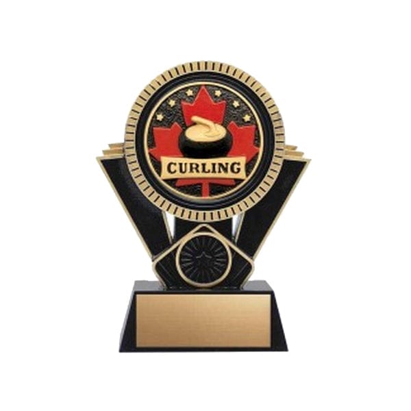 Curling Trophy - Patriot Series (A6136) Achievement Quest Awards - Trophy