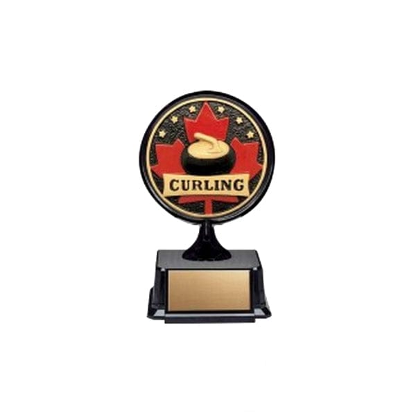 Curling Trophy - Patriot Series (A6136) Achievement Quest Awards - Trophy