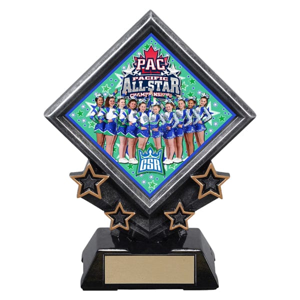 Custom Trophy - Diamond Star Holder Awards (A6151) Football Quest Awards - Trophy