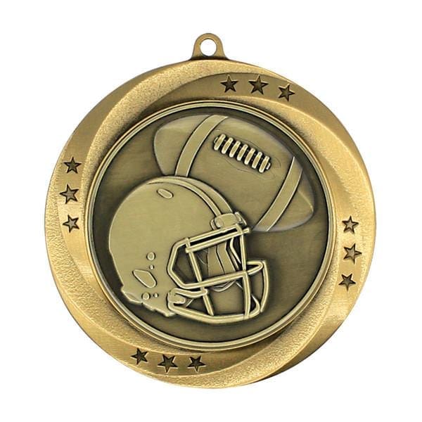 Football Medallion - Matrix Series - 2 3/4