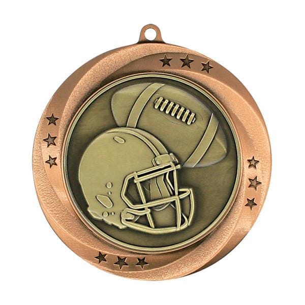 Football Medallion - Matrix Series - 2 3/4