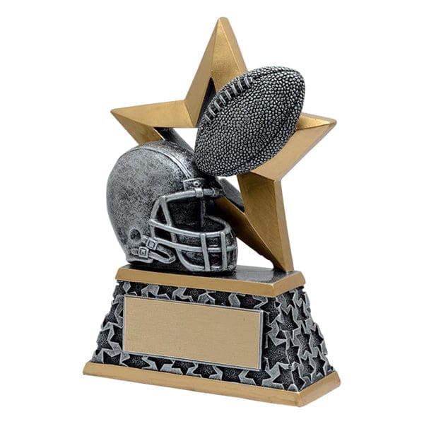 Football Trophy - Rock Star (A3996) Football Quest Awards - Trophy