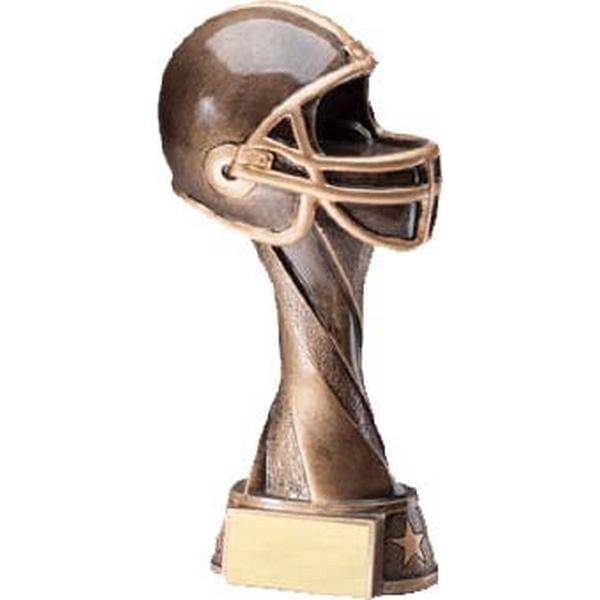Football Trophy - Spiral Series Helmet - 3 Sizes (A2469) - Quest Awards