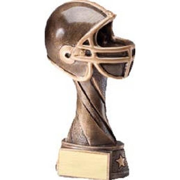 Football Trophy - Spiral Series Helmet - 3 Sizes (A2469) - Quest Awards