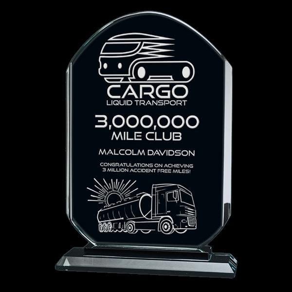 Glass Award - Eclipse Glass - 3 Sizes (A3338) - Quest Awards