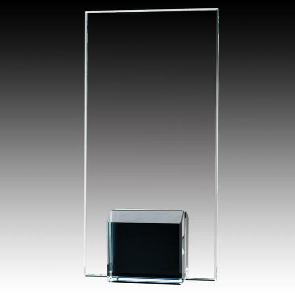 Glass Award - Gemstone Black Block (A3507) - Quest Awards