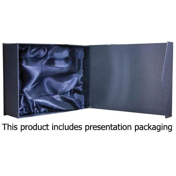 Glass Award - Prestige Series Plaque with Silver Star (A3319) - Quest Awards