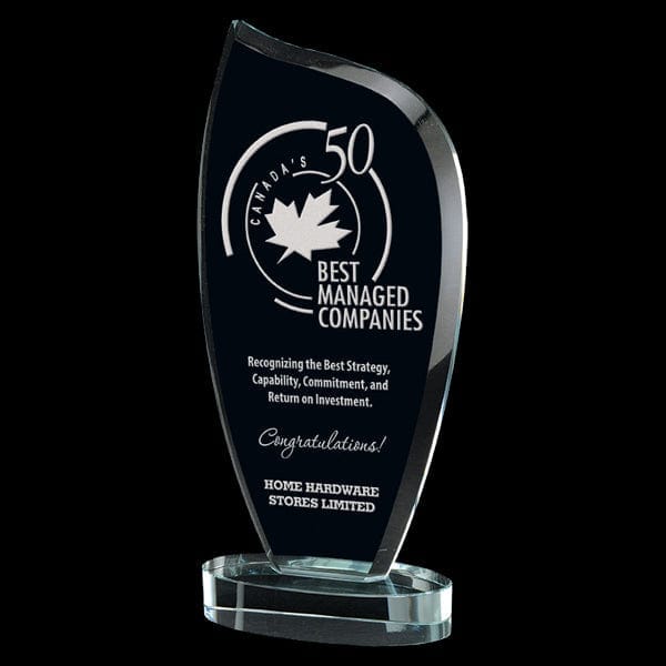 Glass Award - Quest (A3830) Glass Award Quest Awards - Award