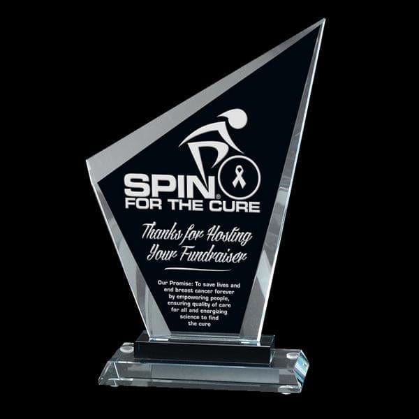 Glass Award - Velocity Glass - 3 Sizes (A3337) - Quest Awards