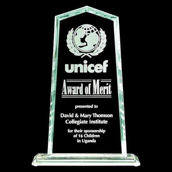 Glass Jade  Award - Banff (A2536) - Quest Awards