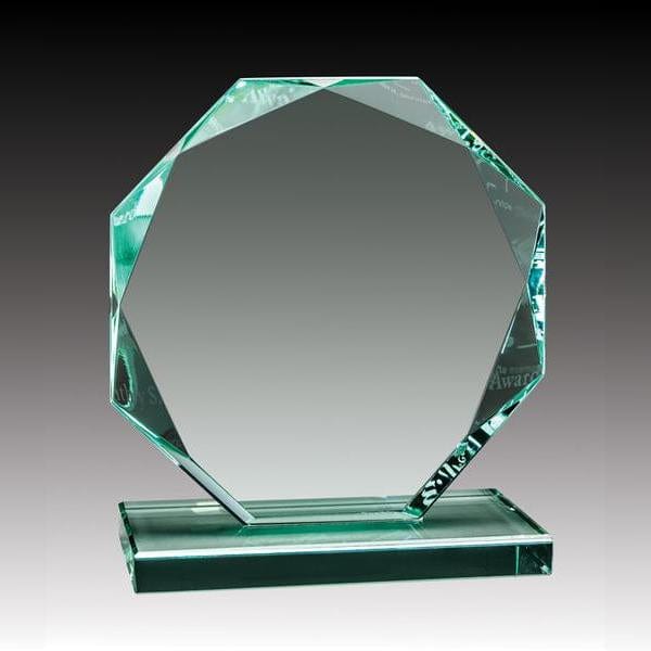 Glass Jade Award - Value Premium - Circle (A2554) - Quest Awards