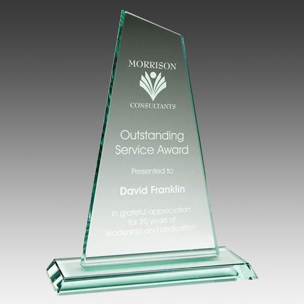 Glass Jade Award - Value Series - Summit (A2561) - Quest Awards