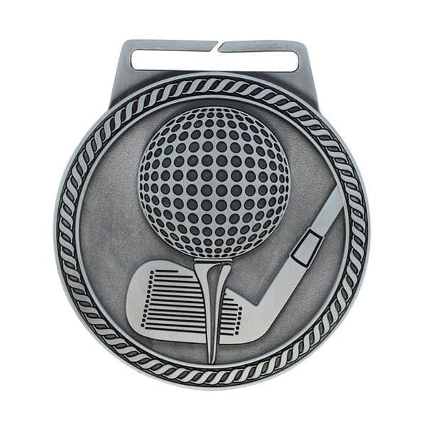 Golf Medal - Titan Series - Wide Ribbon - 3