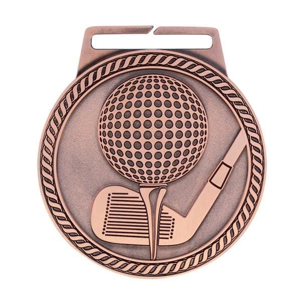 Golf Medal - Titan Series - Wide Ribbon - 3