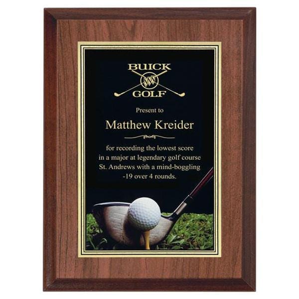 Golf Plaque - Full Colour Activity - 8