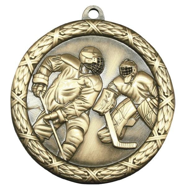 Hockey Medallion - Classic Heavyweight Medals -  2 1/2