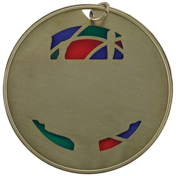 Hockey Medallion - Stained Glass Medal 2 1/2
