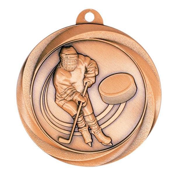 Hockey Medallion - Vortex Hockey - Bronze 2