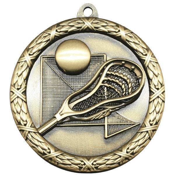 Lacrosse Medallion - Classic Heavyweight Medals -  2 1/2