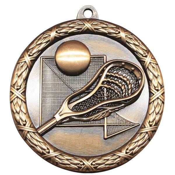 Lacrosse Medallion - Classic Heavyweight Medals -  2 1/2