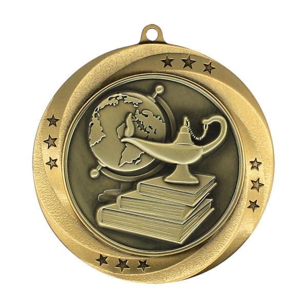 Lamp of Knowledge Medallion - Matrix Series - 2 3/4
