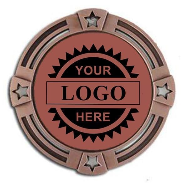 Logo Insert Medal - BRONZE Four Star - 2 3/4