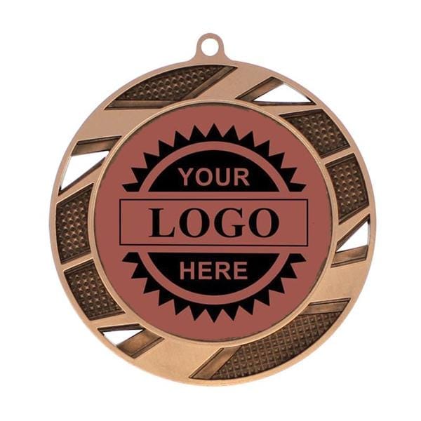 Logo Insert Medal - Bronze Solar - Black Engraving - 2 1/2