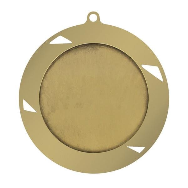 Logo Insert Medal - GOLD Solar - Black Engraving - 2 1/2