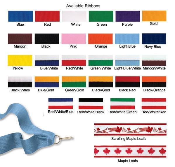 Logo Insert Medal - SILVER Banner - 2 3/4