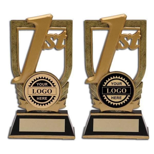 Logo Insert Trophy - 1st Place Stand (A2806) - Quest Awards