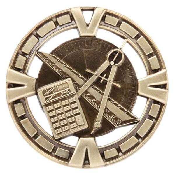 Math Medallion - Varsity Sports Medals - 2 1/2