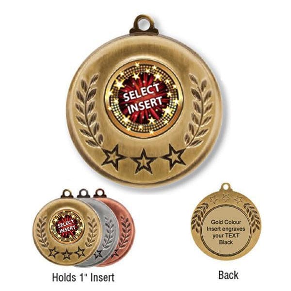 Medallion - Insert Medal - 3 Stars - 2